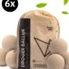 Drogerballen - Droogballen - Wasdrogerballen - Dryerballs - 6 Stuks - XL Formaat - Wol - Set 2 Drogerballen - Droogballen - Wasdrogerballen - Dryerballs - 6 Stuks - XL Formaat - Wol - Set -Dagelijkse Benodigdheden 1047x1200