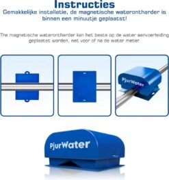 Alternative view of PjurWater Professionele Waterontharder Magnetisch Waterverzachter Magneet Waterontkalker Water Filter