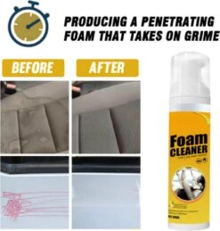 Alternative view of TLVX Bekleding Reiniger / Schuim Reiniger / Vlekken Reinigen / Interieur Reiniger / Foam Cleaner / 150ml / Auto Schoonmaak / Citroen Geur / Auto Interieur Reiniger / Vlekken Verwijderen Bankstel / Auto Stoel Schoonmaken / Effectief!
