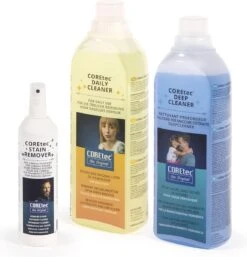 Coretec Cleaning Set, 3 Flessen, Daily Cleaning, Deep Cleaning, Remover