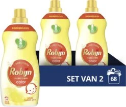 Robijn Klein & Krachtig Zwitsal Vloeibaar Wasmiddel - 2 X 34 Wasbeurten - Voordeelverpakking