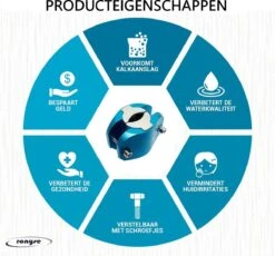 Alternative view of Magnetische Waterontharder 15.000 Gauss - Professionele Waterontharder Magneet - Waterontkalker Waterleiding - Blauw - Anti Kalk