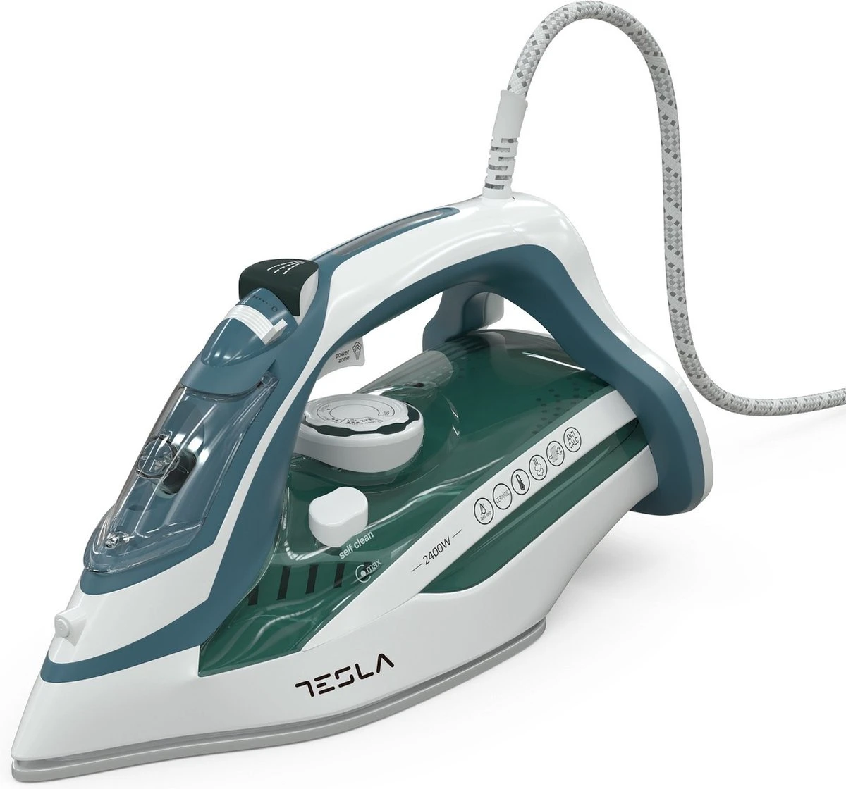 Tesla IR300BL - Stoomstrijkijzer - 2400W - Blauw / Wit 3 Tesla IR300BL - Stoomstrijkijzer - 2400W - Blauw / Wit