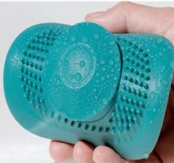 Alternative view of Luxe Doucheputje Afvoer Plug Zeef Stopper Stop - Universele Haarfilter Haarvanger Gootsteenstop Afvoerstop Onderdeel Afvoerputje Stopper Putje Rooster Voor Wastafel Gootsteen Spoelbak Bad Douchebak Keuken Wasbak Badkuip Aanrecht - Siliconen - Geel