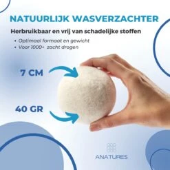 ANATURES Wollen XL Drogerballen 6 Stuks In Opbergmand – Herbruikbare Droogballen Wasdroger – Nieuw Zeelands RWS Schaapswol - Wasdrogerballen Duurzaam – Natuurlijke Wasverzachter 19 ANATURES Wollen XL Drogerballen 6 Stuks In Opbergmand – Herbruikbare Droogballen Wasdroger – Nieuw Zeelands RWS Schaapswol - Wasdrogerballen Duurzaam – Natuurlijke Wasverzachter -Dagelijkse Benodigdheden 1200x1200 577