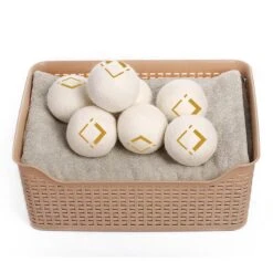 LuxerLiving Wasbol Set Van 6 - Droogt Tot 30% Sneller - Wasverzachter - Droger Ballen - Dryer Balls - Ecologisch - 100% Wol 10 LuxerLiving Wasbol Set Van 6 - Droogt Tot 30% Sneller - Wasverzachter - Droger Ballen - Dryer Balls - Ecologisch - 100% Wol -Dagelijkse Benodigdheden 1200x1200 649