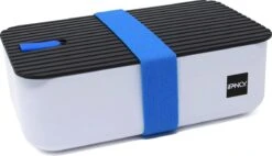 IFancy Lunchbox Tasty - Bento Lunch Box 1000ml - Dicht & Lekvrij Voor Kinderen & Volwassenen - Kantoor & School - BPA Vrij - Vaatwasser Magnetron & Vriezer Lunch Box (Blauw)