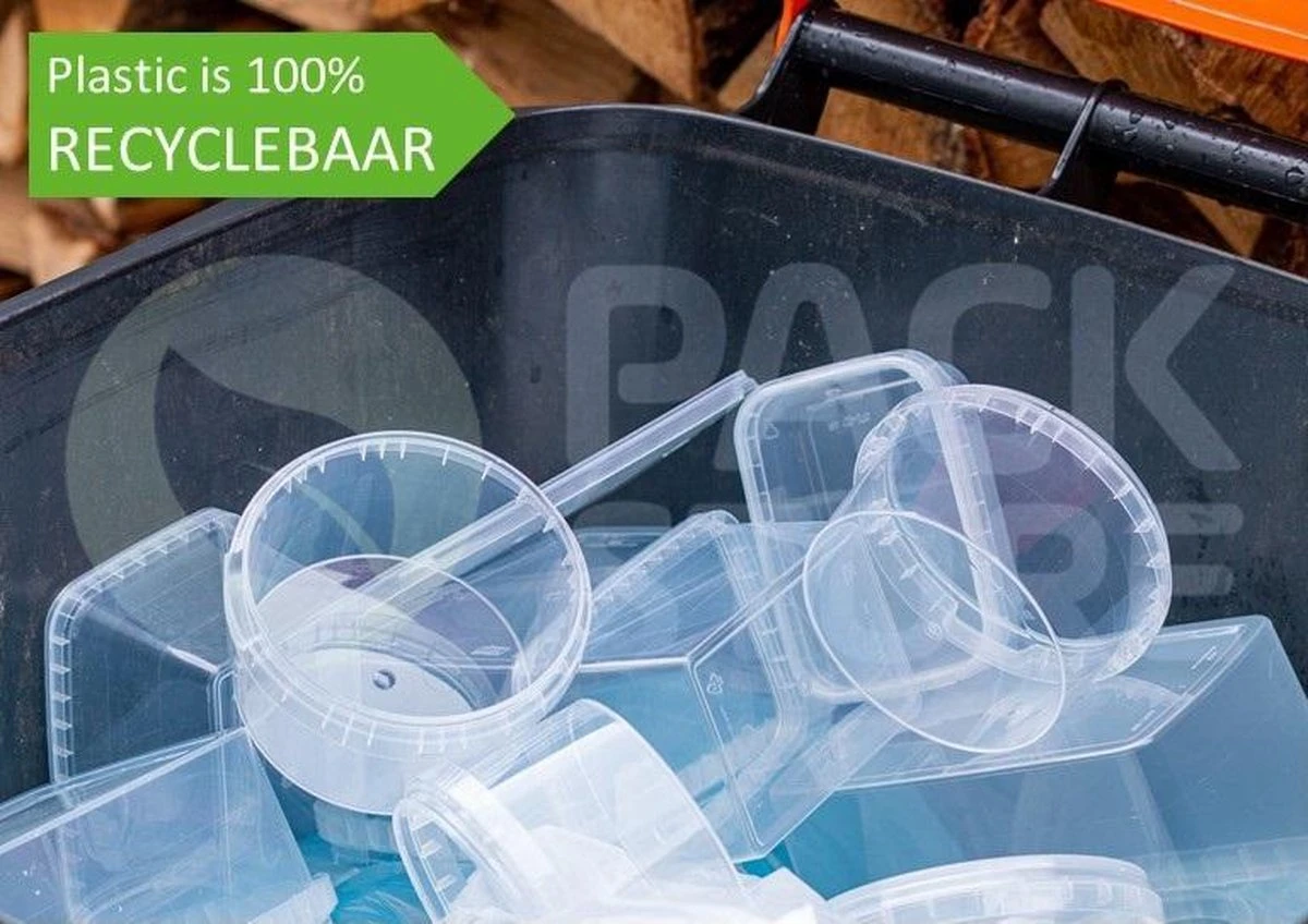 20 X Plastic Bakjes Met Deksel - 520 Ml - ø95mm - Rond - Vershoudbakjes - Meal Prep Bakjes - Transparant - Geschikt Voor Diepvries, Magnetron En Vaatwasser - Nederlandse Producent 10 20 X Plastic Bakjes Met Deksel - 520 Ml - ø95mm - Rond - Vershoudbakjes - Meal Prep Bakjes - Transparant - Geschikt Voor Diepvries, Magnetron En Vaatwasser - Nederlandse Producent - Afbeelding 8