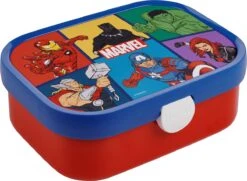 Alternative view of Mepal – Lunchset Campus (pu + Lb) – Pop-up Drinkfles En Broodtrommel Voor Kinderen – Avengers – Bento Box – Lekvrij