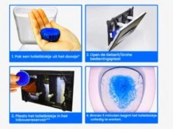 DONGOODS® Toiletblokjes Voor Inbouwreservoirs – WC-blokjes – Toiletblokken In Een Voordeelverpakking – 12 Stuks -Dagelijkse Benodigdheden 1200x893 4