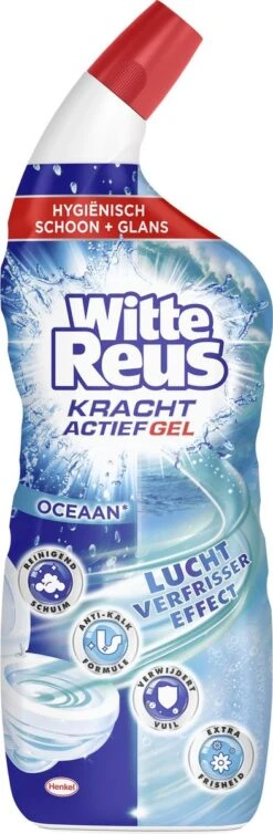 Alternative view of Witte Reus Toiletreiniger - Kracht Actief Gel Oceaan - Voordeelverpakking 10 X 700ml