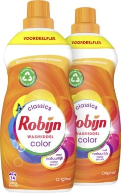 Robijn Klein & Krachtig Classics Color Vloeibaar Wasmiddel - 2 X 34 Wasbeurten - Voordeelverpakking 11 Robijn Klein & Krachtig Classics Color Vloeibaar Wasmiddel - 2 X 34 Wasbeurten - Voordeelverpakking -Dagelijkse Benodigdheden 755x1200 1