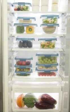 Alternative view of Curver Smart Fresh Eco Vershoudbakje Met Deksel - Rechthoekig - 1,2L - Transparant/Smokey Grey