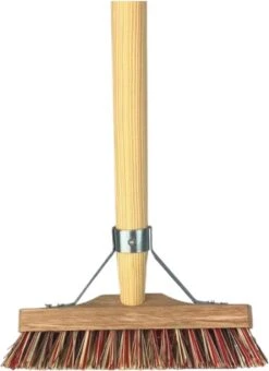 Alternative view of Synx Tools Luiwagen Union Mix Nylon Extra Hard 22cm - Tegel Bezem Schrobber- Bezemsteel - Schoonmaakbezem - Schrobborstels - Bezems Met Steel 150 Cm