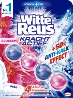 Alternative view of Witte Reus Kracht Actief Toiletblok - Bloesem - WC Blokjes Voordeelverpakking - 10 Stuks