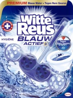 Alternative view of Witte Reus Blauw Actief Toiletblok - Hygiene - WC Blokjes Voordeelverpakking - 10 Stuks
