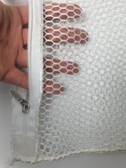 Alternative view of Wasnet 60x90 Cm - Met Ritsafsluiting - Wit - Professionele Stomerij Kwaliteit