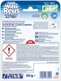 Witte Reus Kracht Actief Toiletblok - Bloesem - WC Blokjes Voordeelverpakking - 10 Stuks 24 Witte Reus Kracht Actief Toiletblok - Bloesem - WC Blokjes Voordeelverpakking - 10 Stuks -Dagelijkse Benodigdheden 901x1200 6